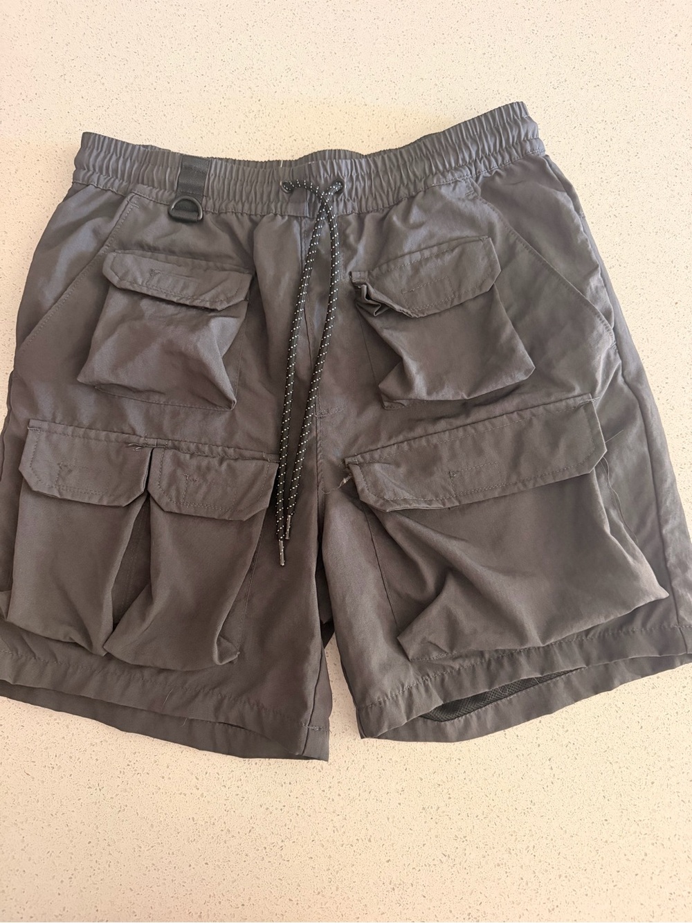 PacSun Cargo Utility Shorts – Charcoal Gray